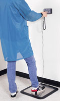 Tester, Combo,Wrist Strap and Foot Grounder with Foot PlateDesco